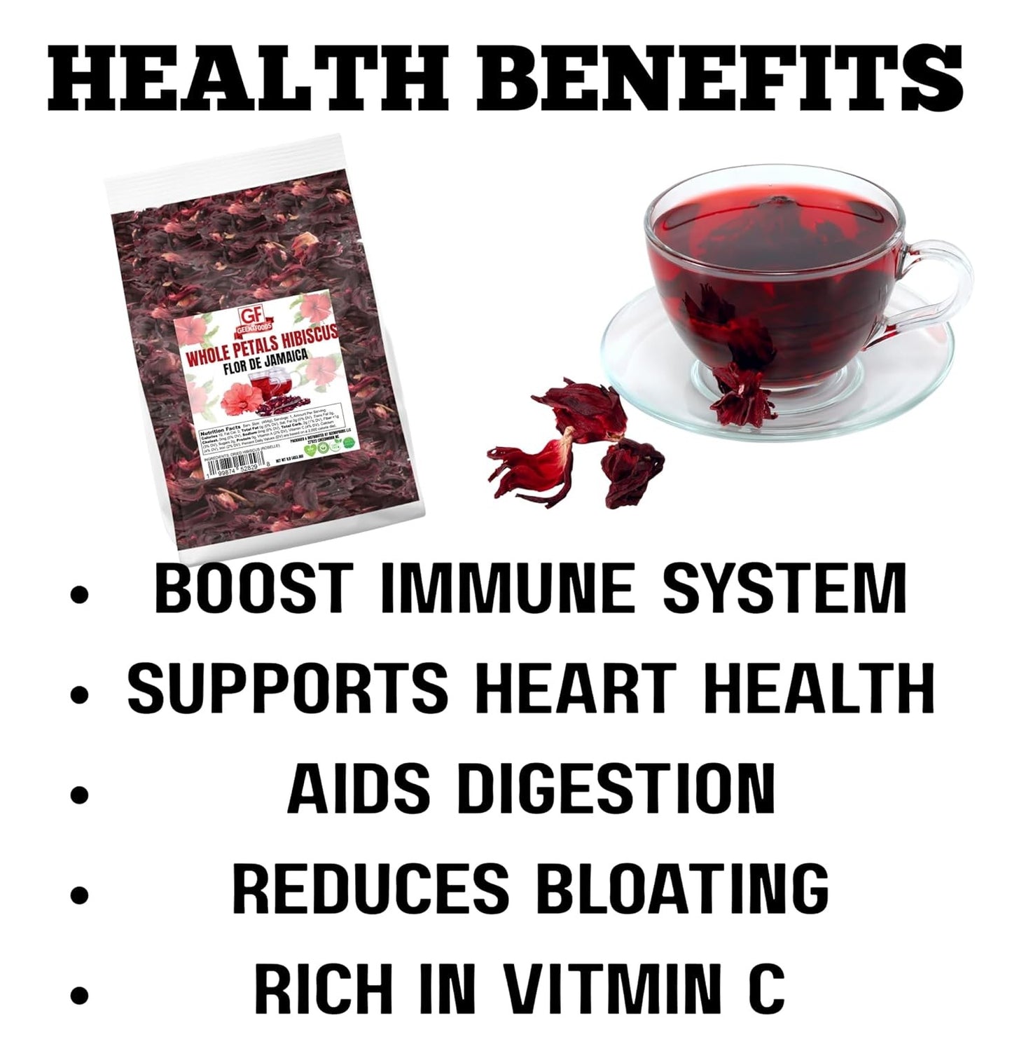 Dried hibiscus flower