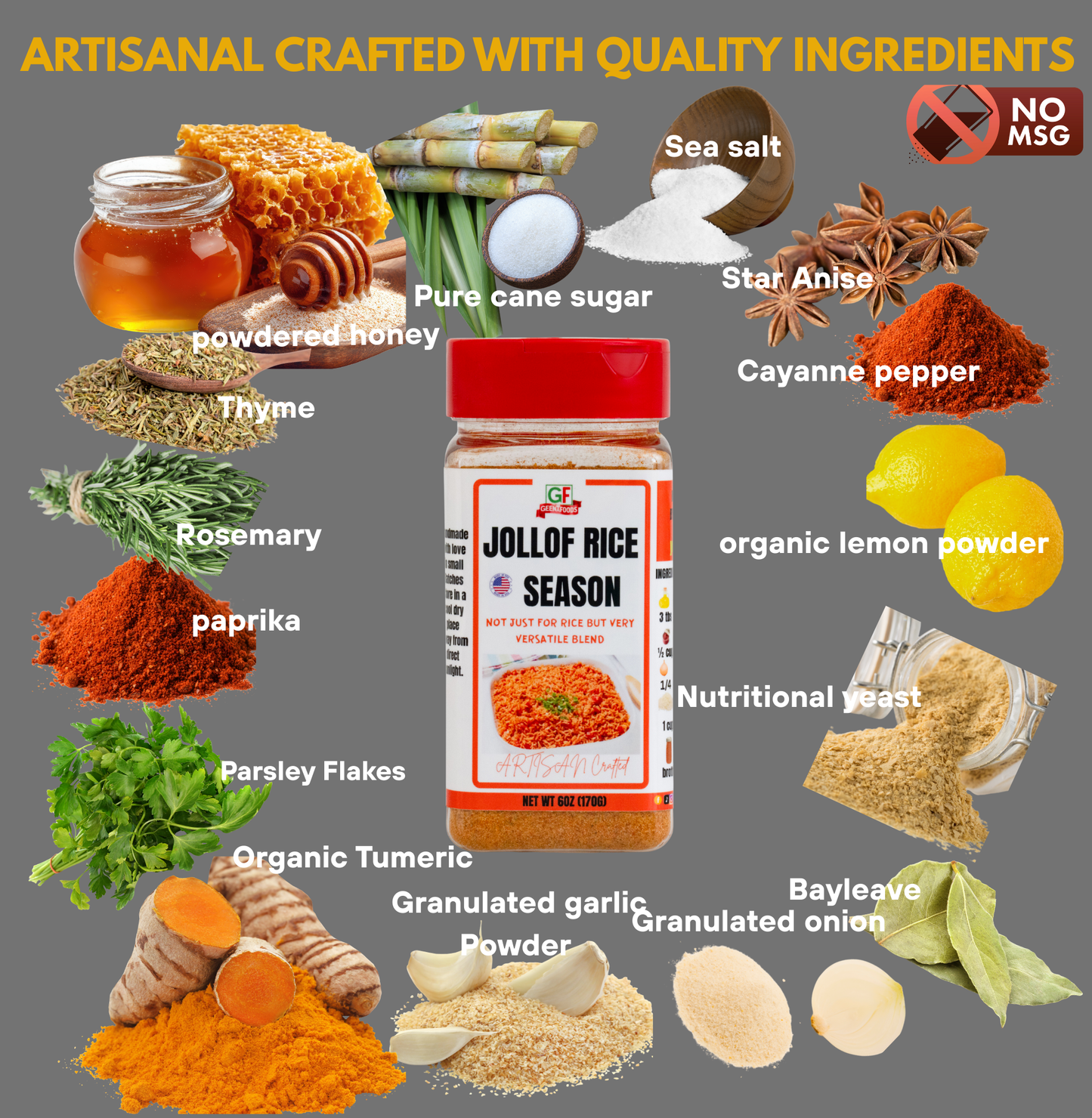 Geenafoods Jollof Rice Season