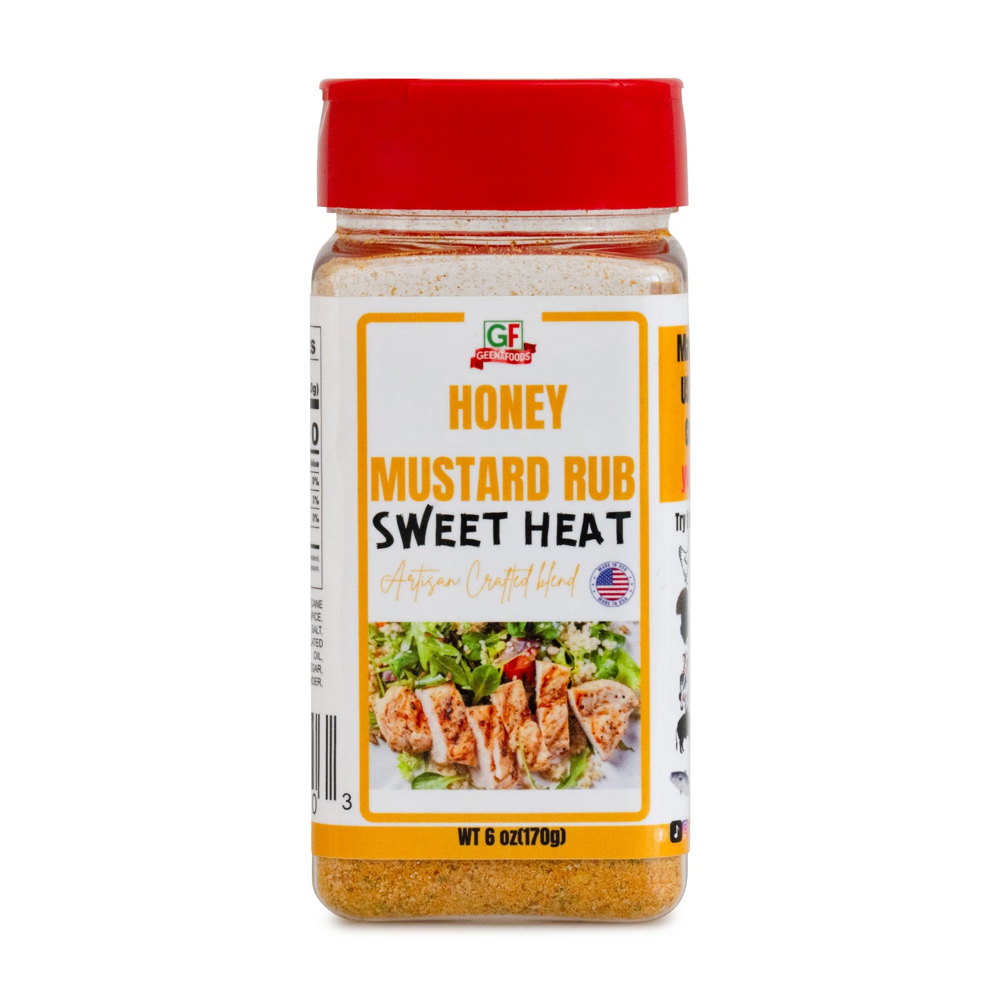 Geenafoods Honey Mustard Seasoning Rub
