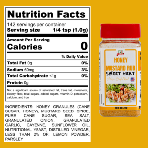 Geenafoods Honey Mustard Seasoning Rub