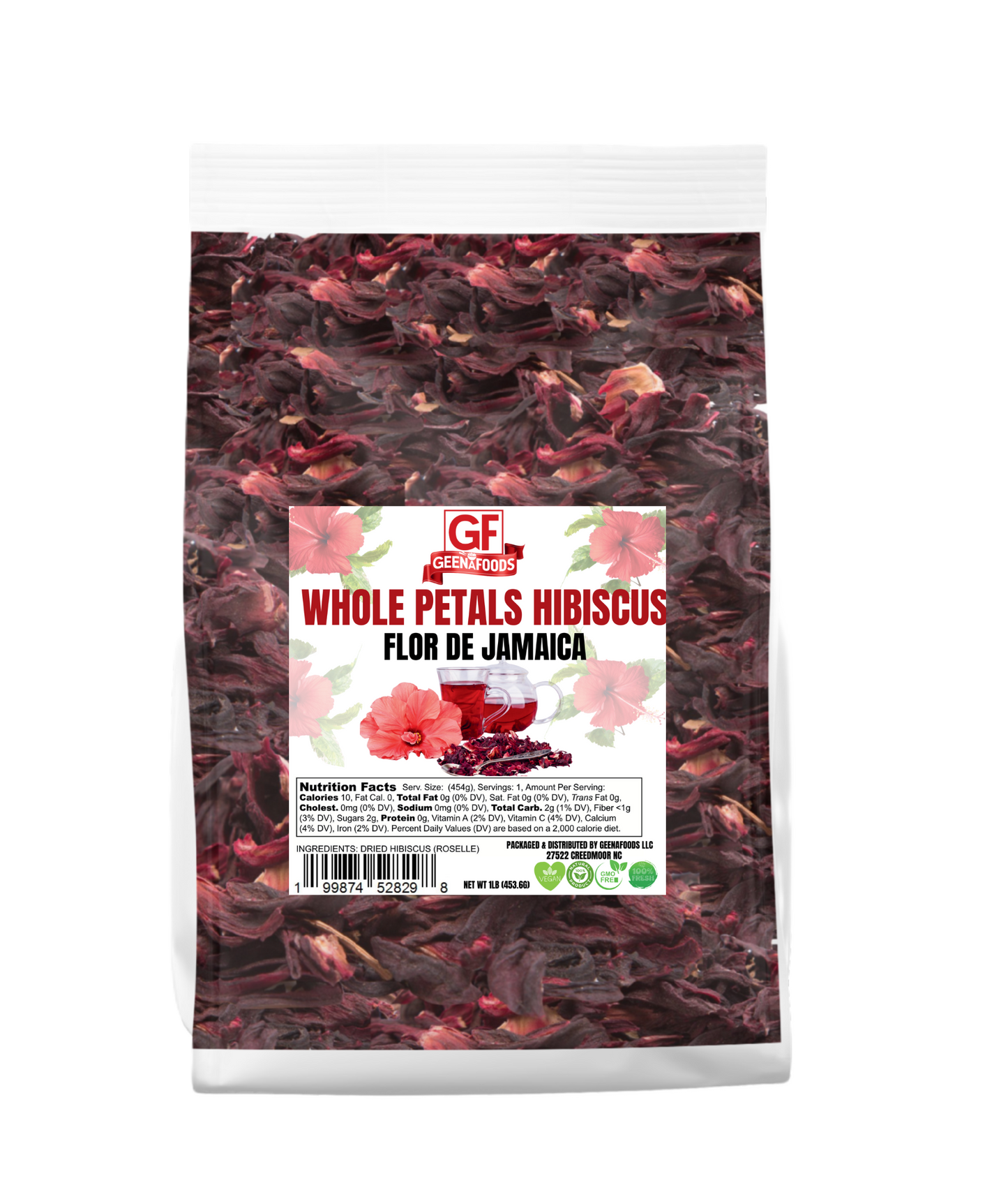 Dried hibiscus flower
